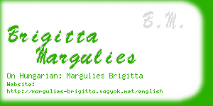 brigitta margulies business card